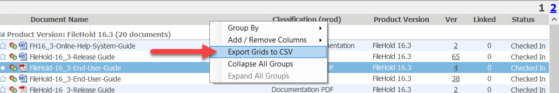 Export to CSV and print in Excel