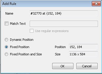 FastFind template - add rule