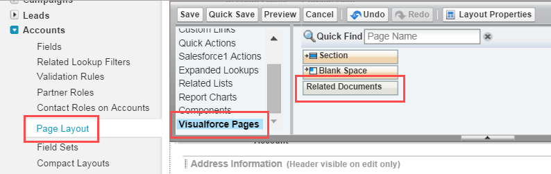 Salesforce Visualforce page layout