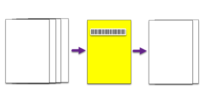 SmartSoft Capture barcode separator page